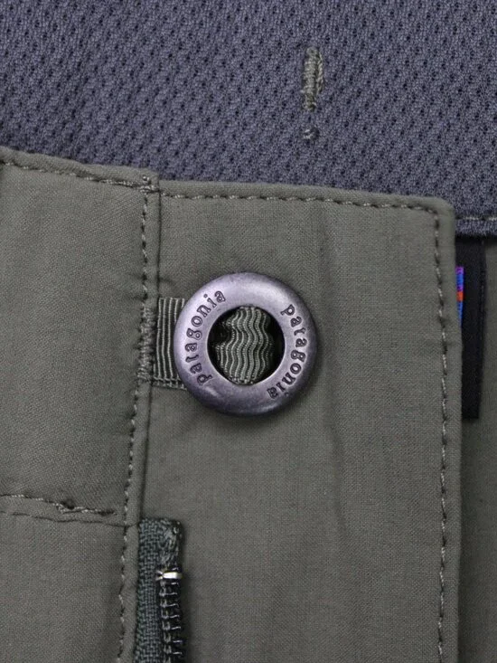 Patagonia Quandary Pants Mens 34x32 Green Cargo Pocket Drawstring Nylon Stretch - Picture 9 of 14